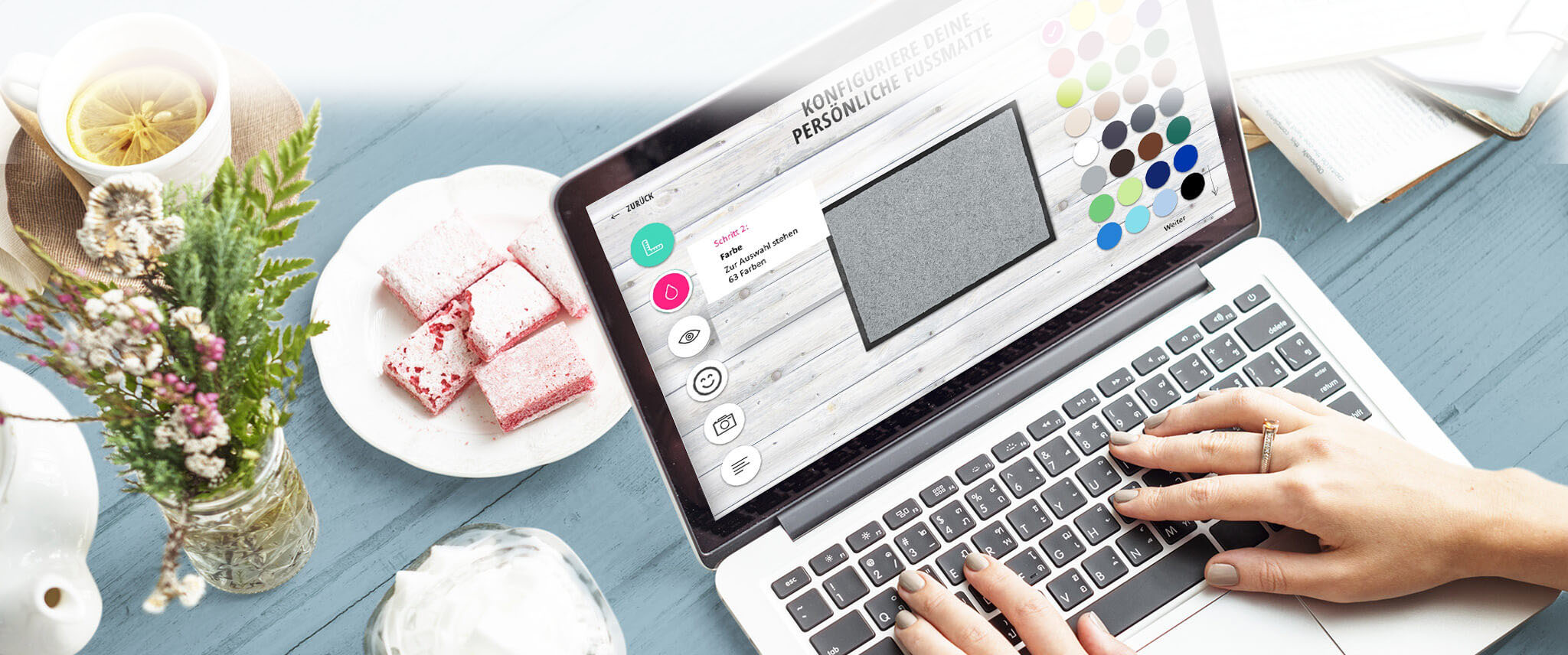 Fussmatte gestalten und bedrucken Türmatte drucken 