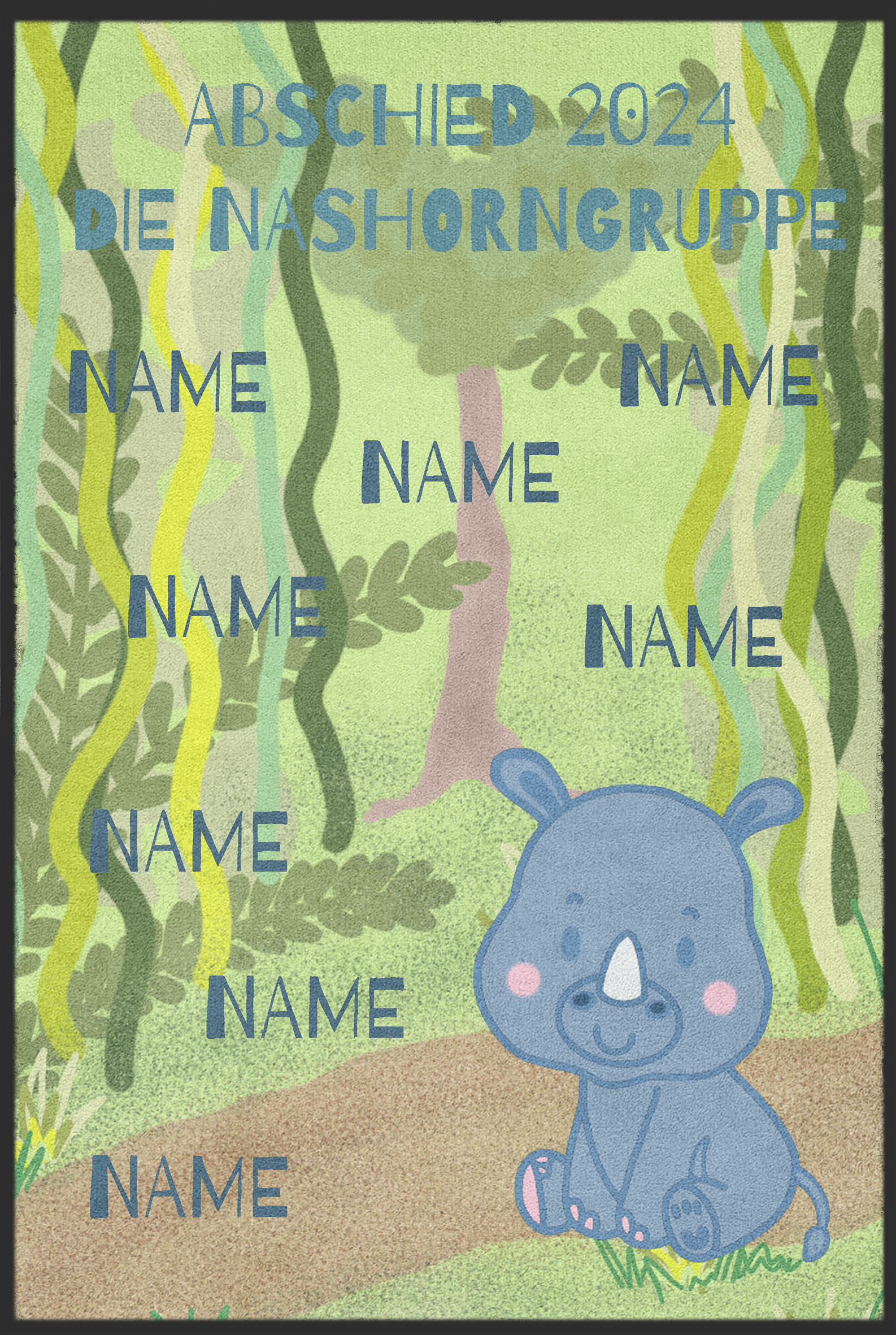 Abschiedsgeschenk Fussmatte 10233