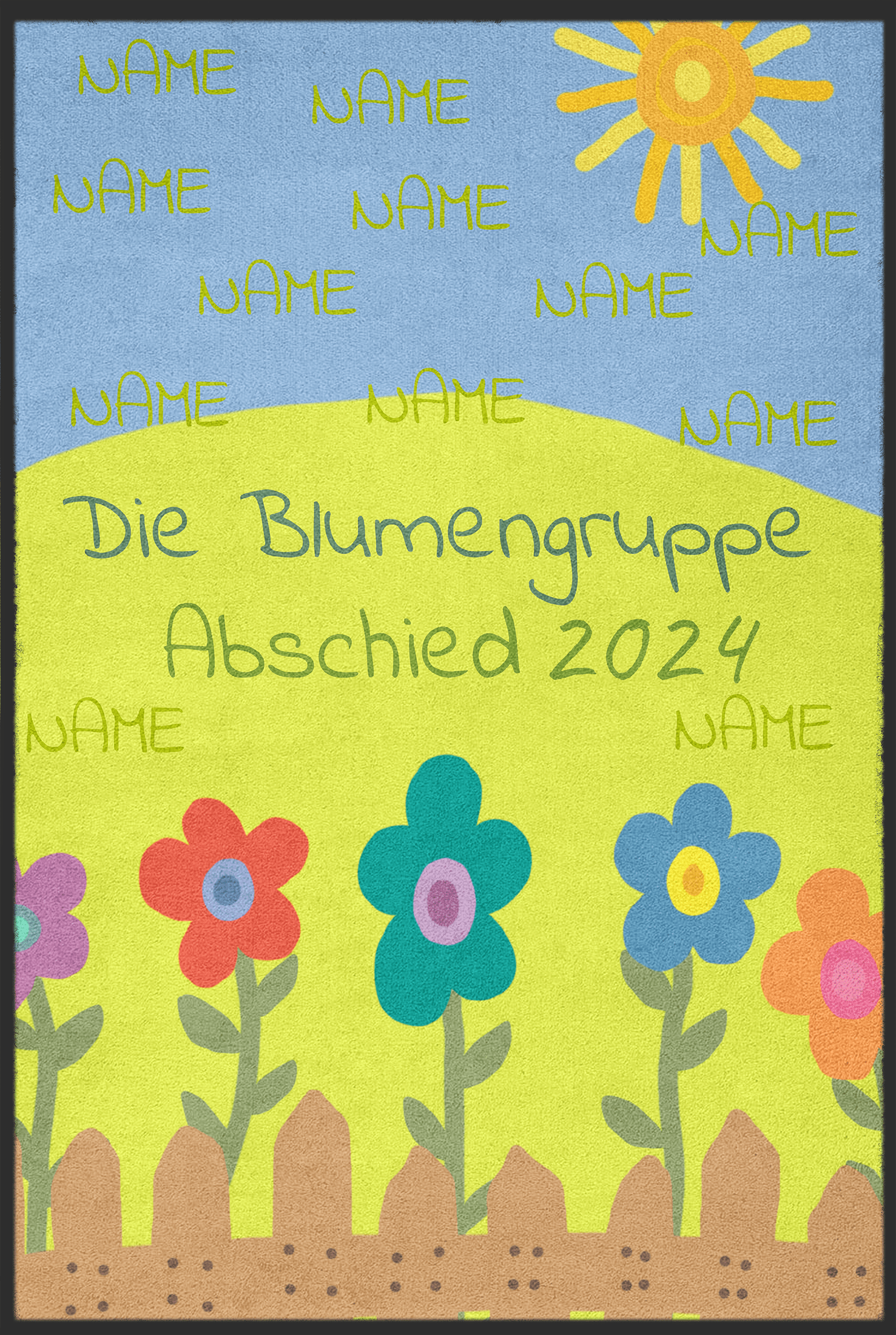 Abschiedsgeschenk Fussmatte 10277