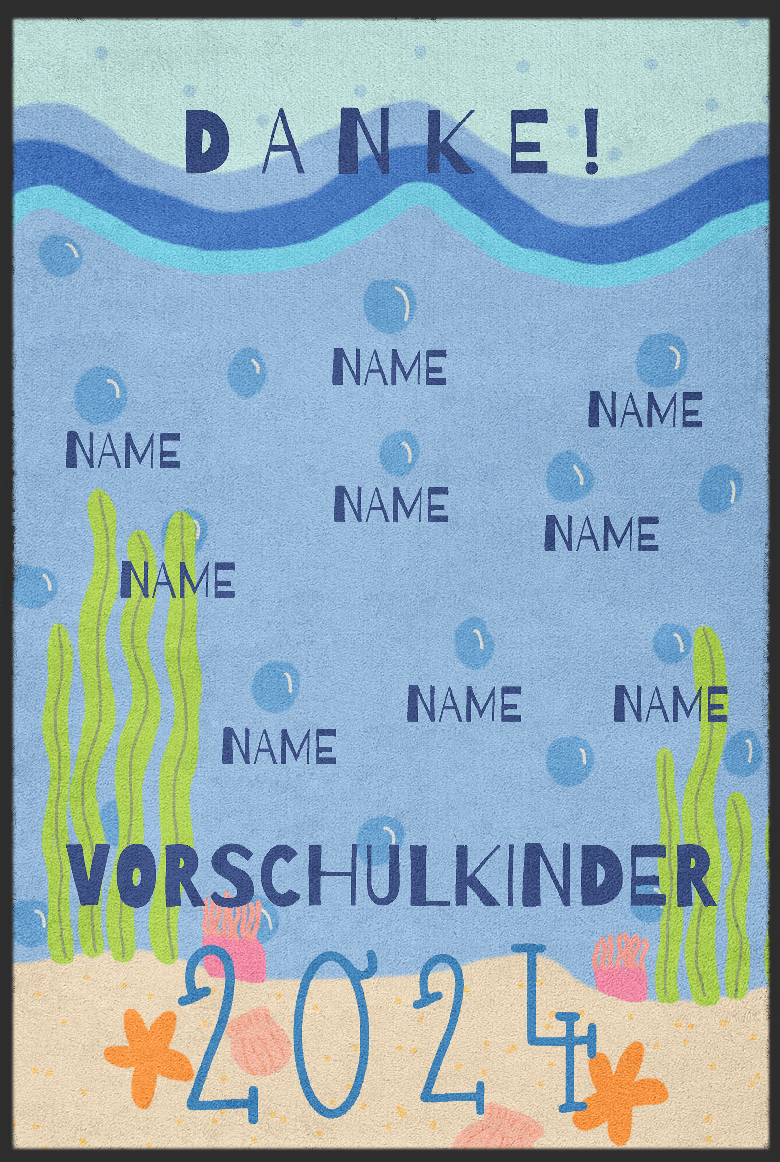 Abschiedsgeschenk Fussmatte 10280