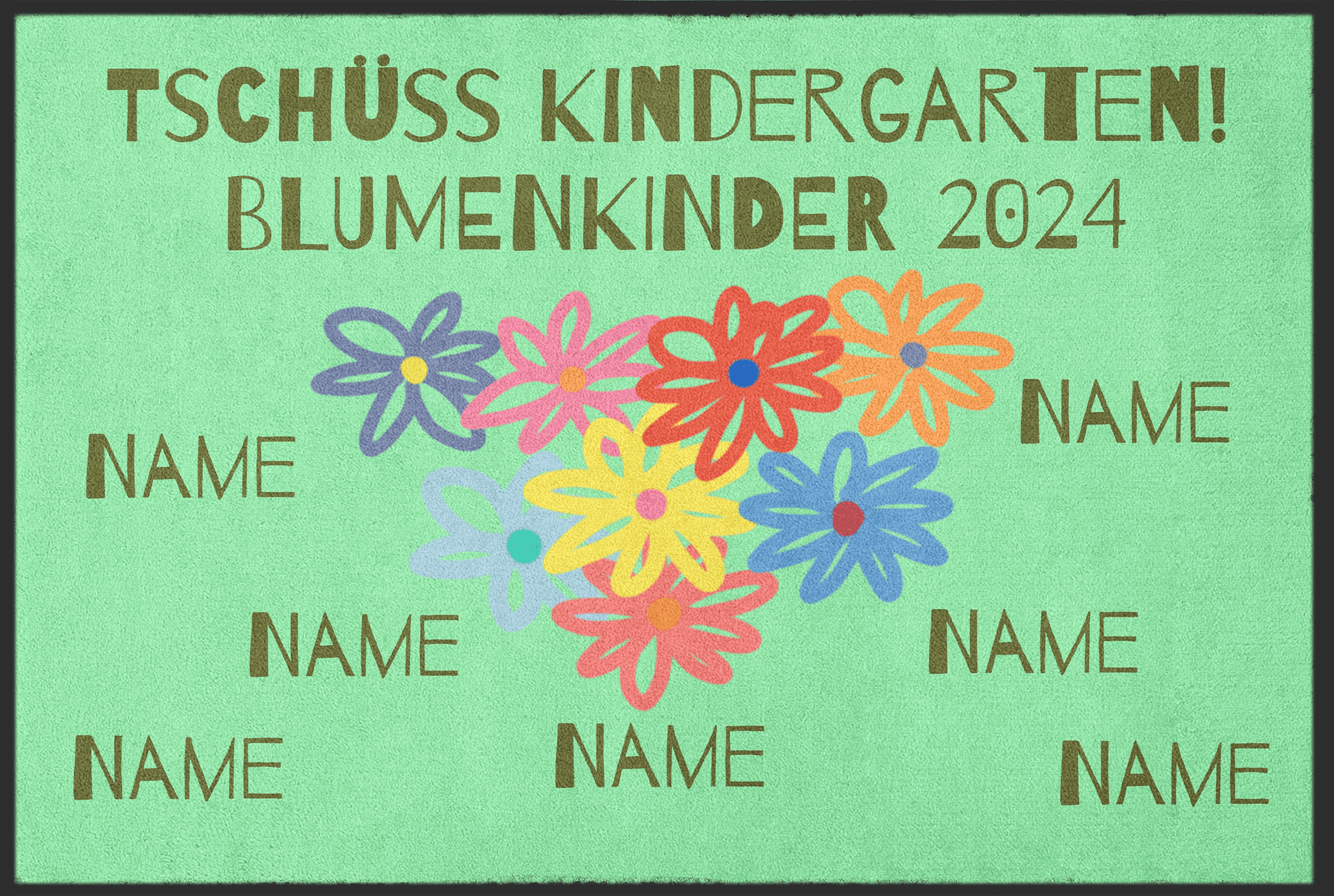 Abschiedsgeschenk Fussmatte 10283