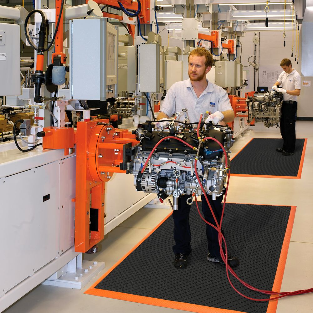 Arbeitsplatz-Gummimatten Safety Stance Solid™ 649 Notrax