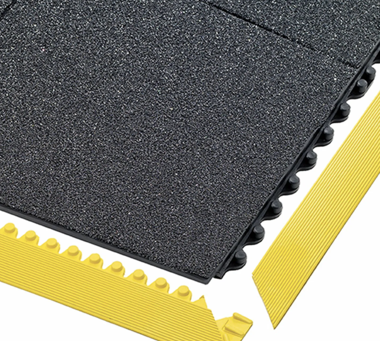 Cushion Ease Solid™ GSII® Nitrile FR 856SFR Notrax modulare Matten Schwarz