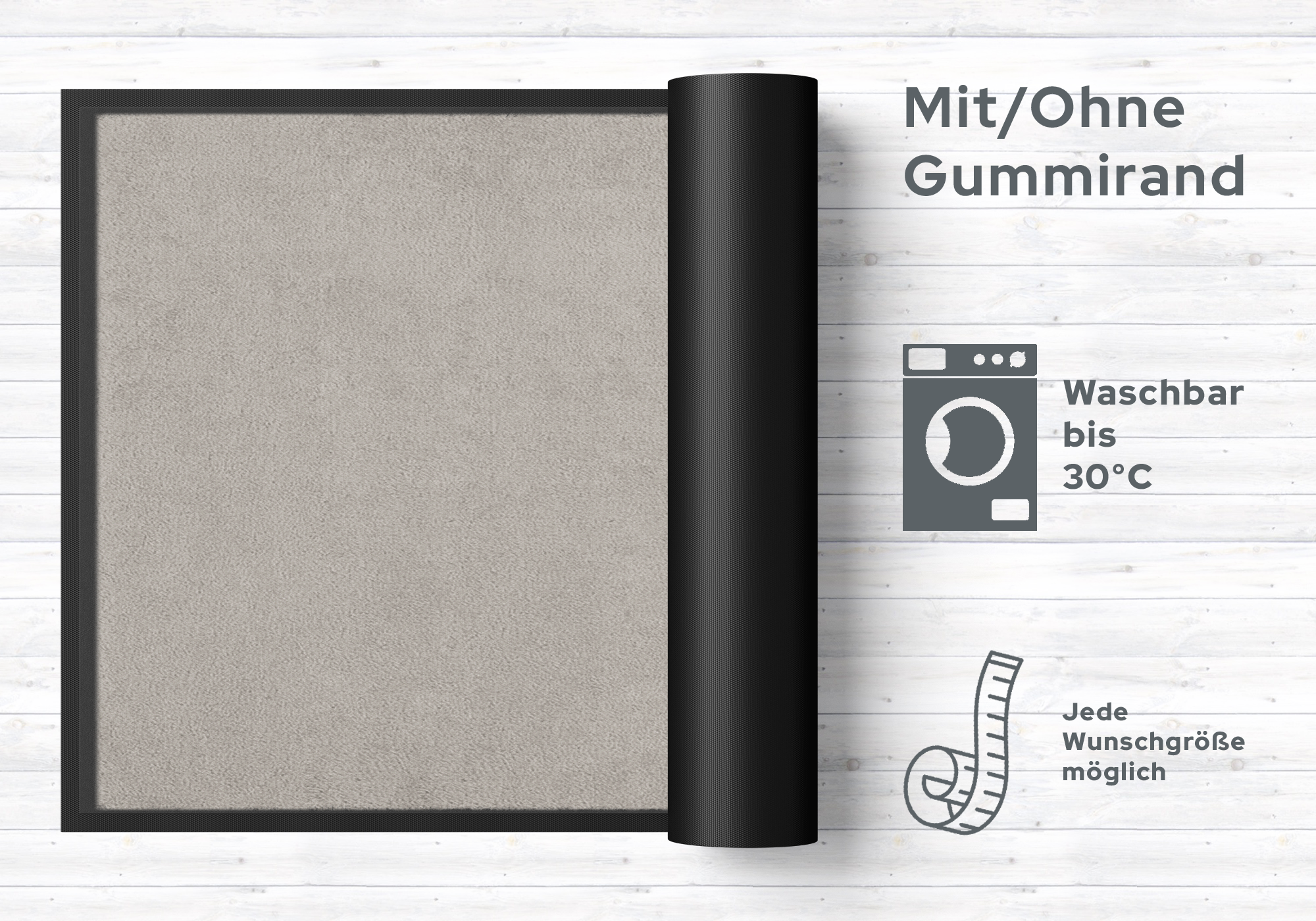 Fußmatte Neutral Farbe 012