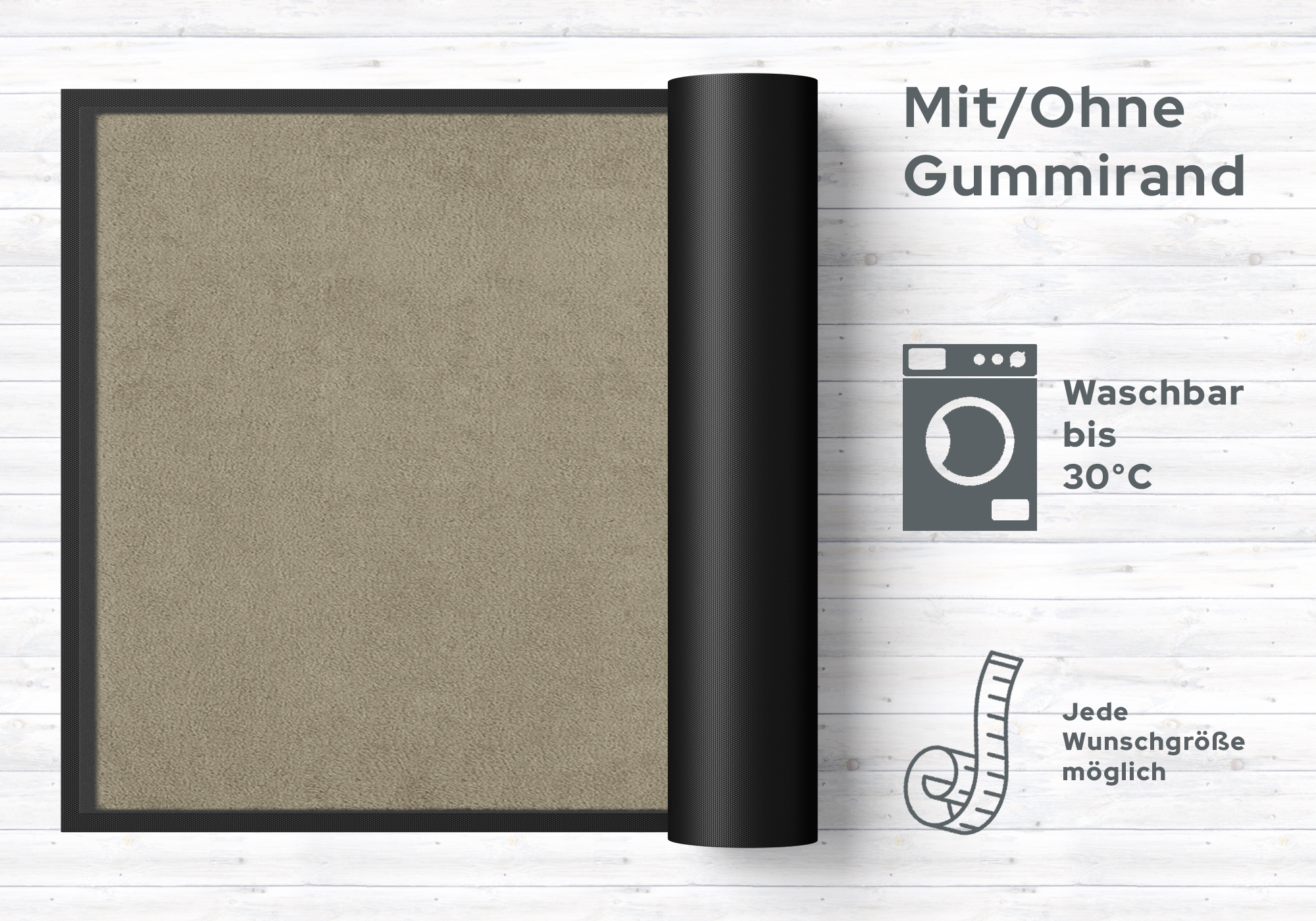 Fußmatte Neutral Farbe 015