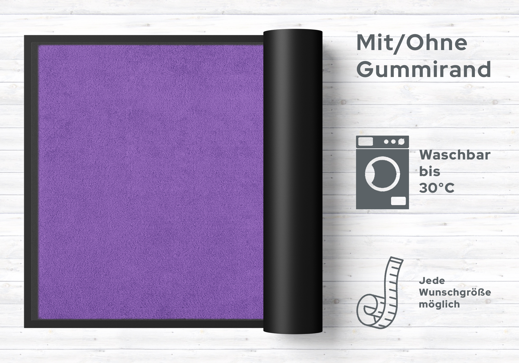 Fußmatte Neutral Farbe 048