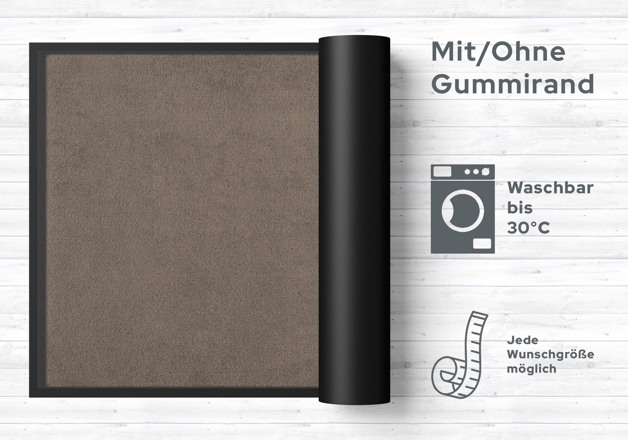 Fußmatte Neutral Farbe 016