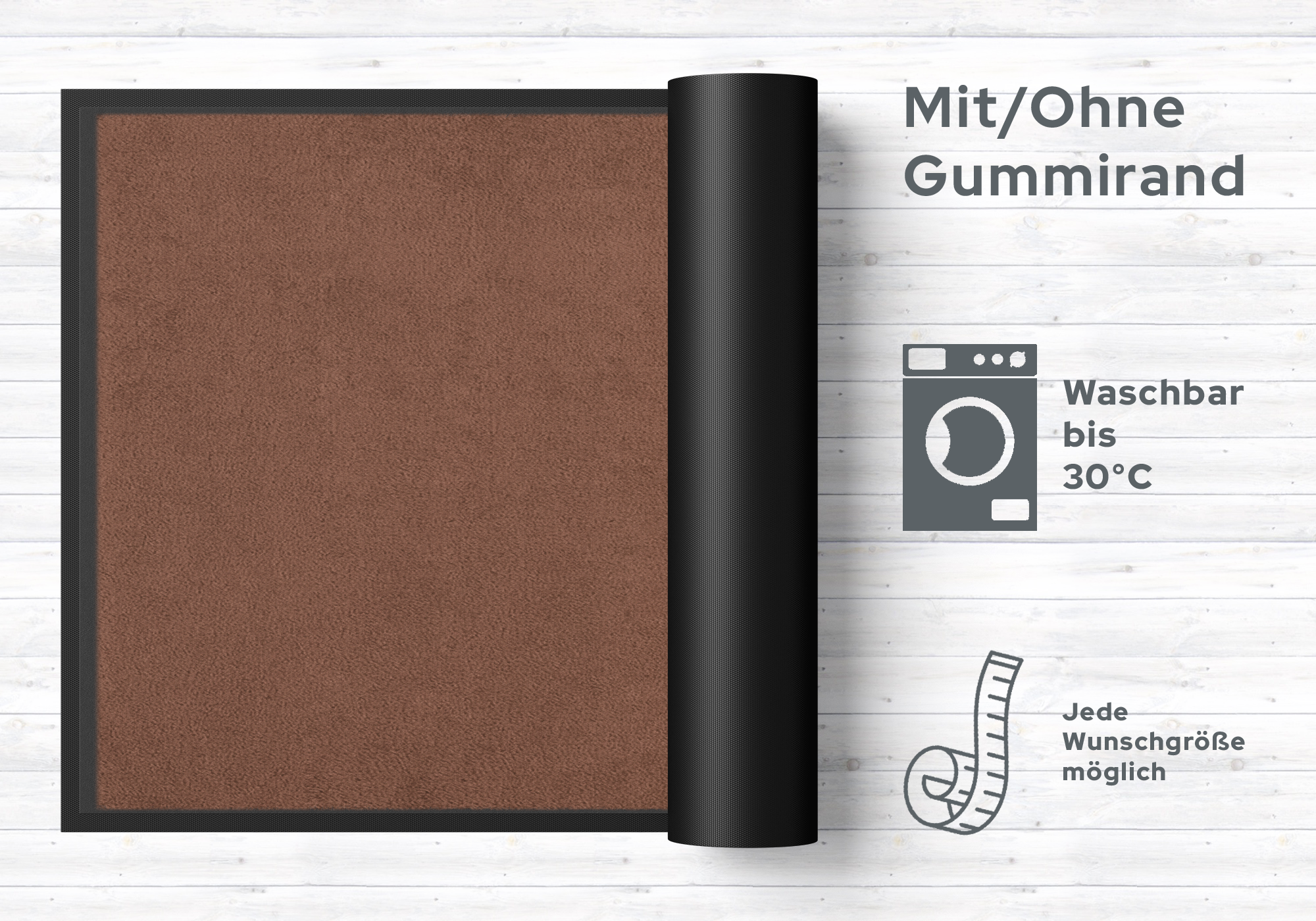 Fußmatte Neutral Farbe 028