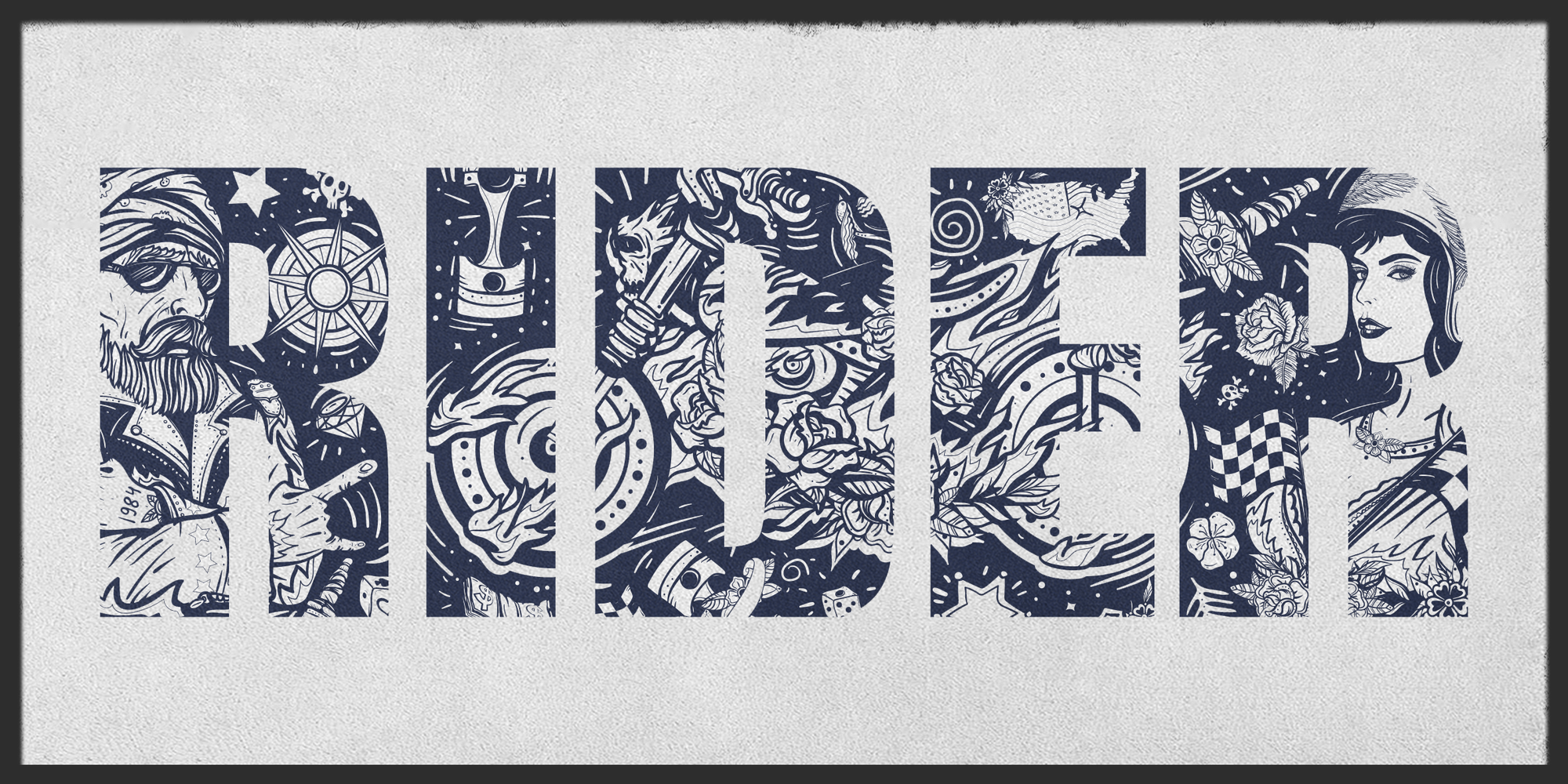 Motorradteppich B1011