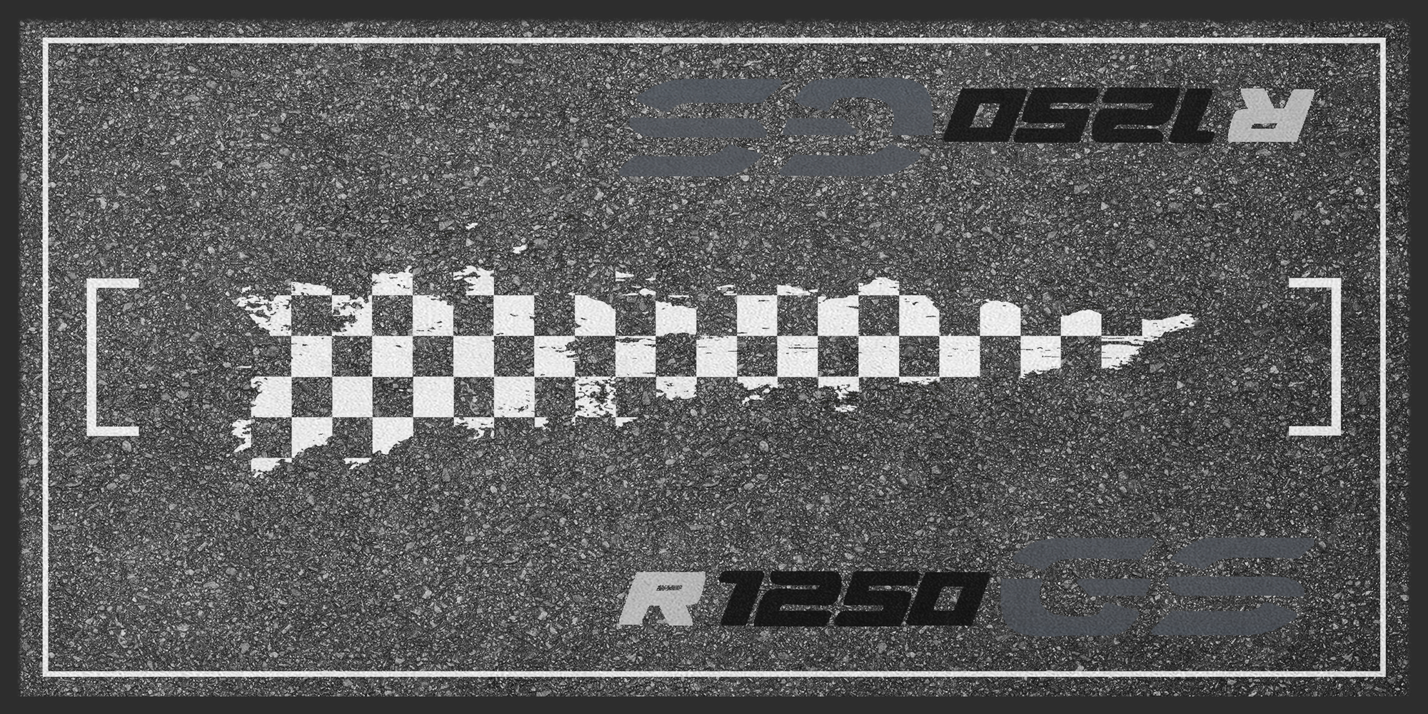 Motorradteppich BMW R 1250 GS Triple Black