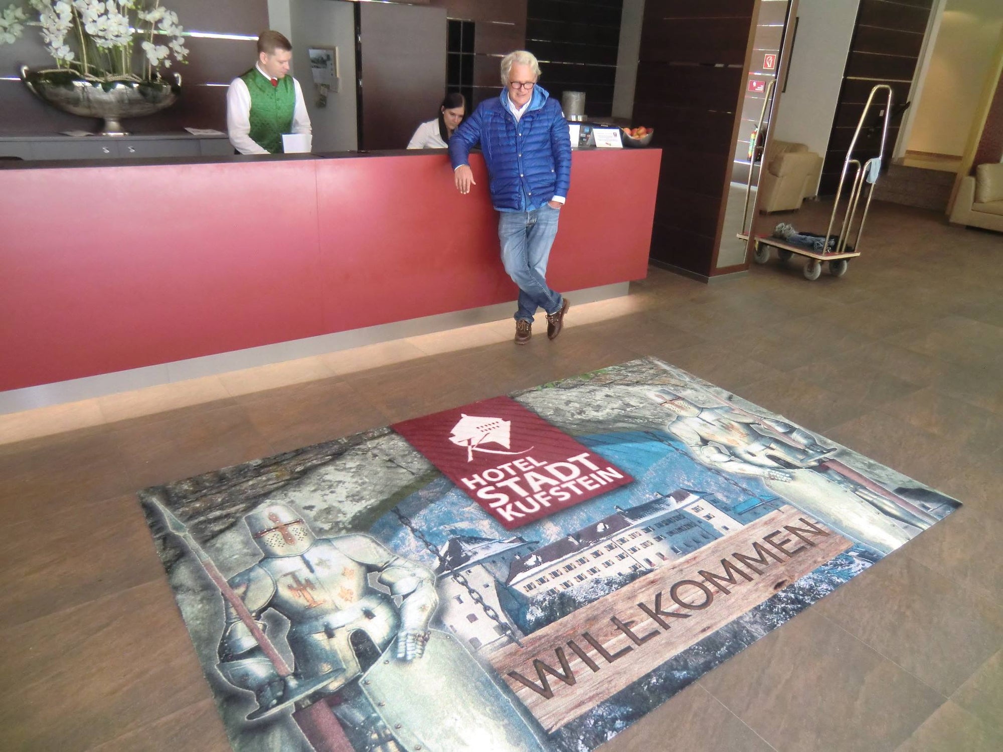 Personalisierte Fussmatte