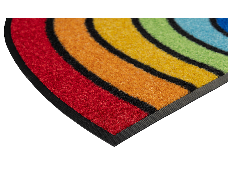 Round Rainbow wash + dry Fußmatte