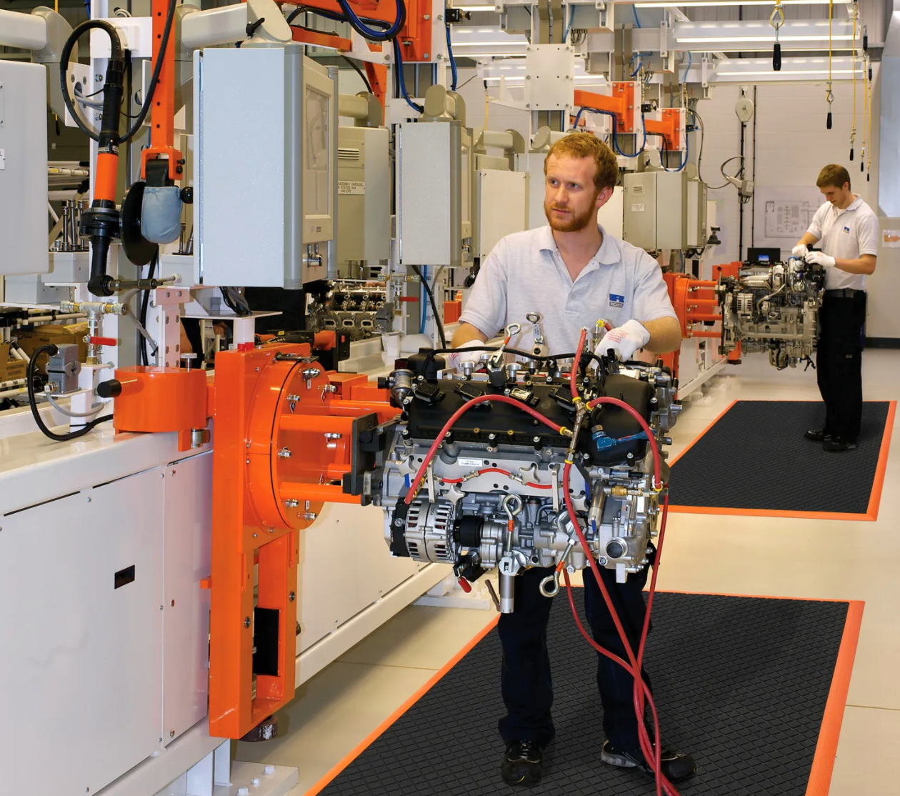 Safety Stance Solid™ 649 Notrax Arbeitsplatz-Gummimatten Schwarz/Orange