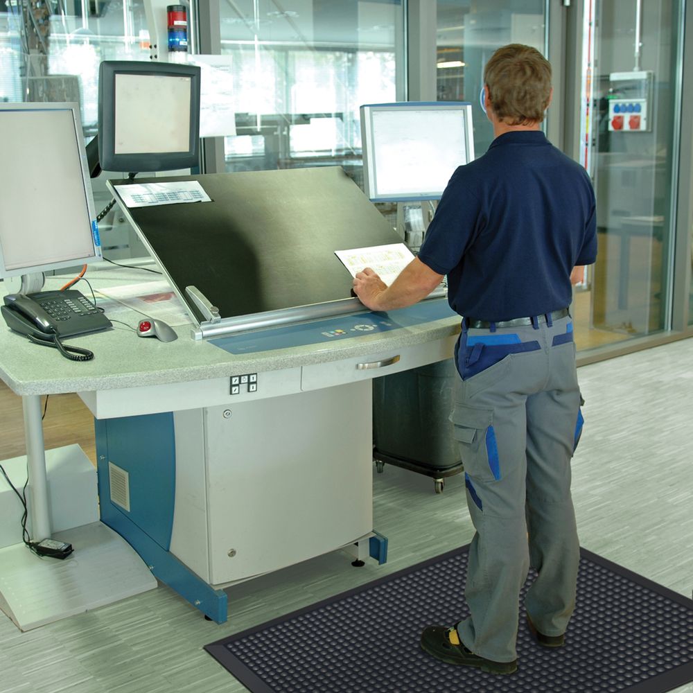 Skystep™ ESD 457 Notrax Elektrostatische Entladung Matten Schwarz