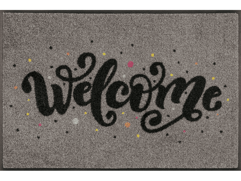 Welcome Confetti wash + dry Fußmatte