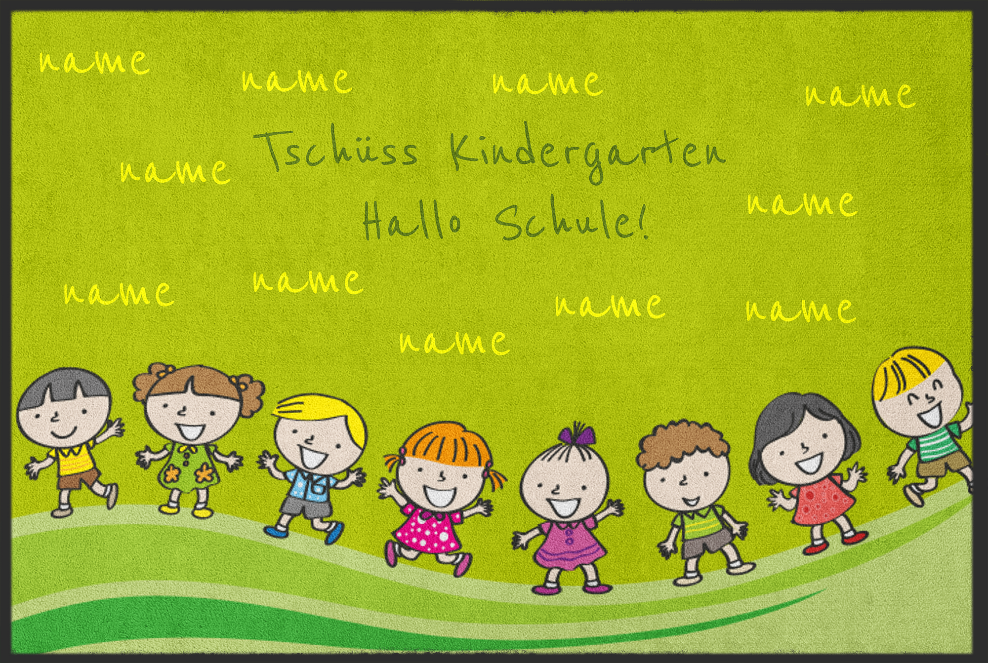 Abschiedsgeschenk Fussmatte 10220