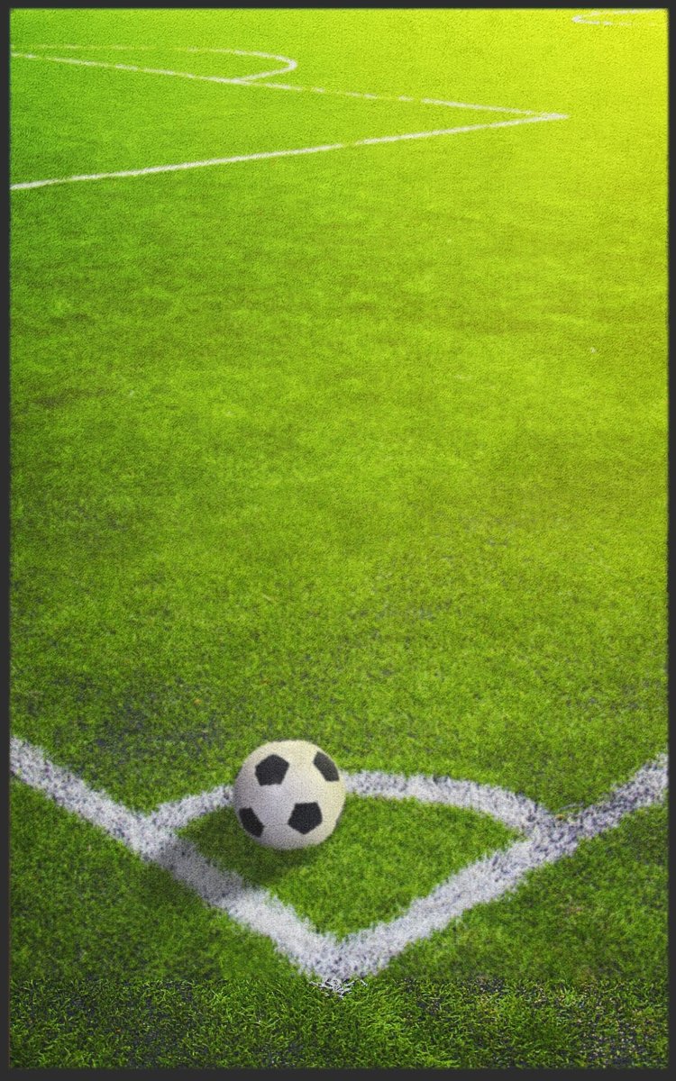 Fussmatte Fußball 7152