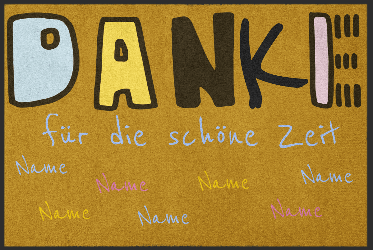 Abschiedsgeschenk Fussmatte 10219