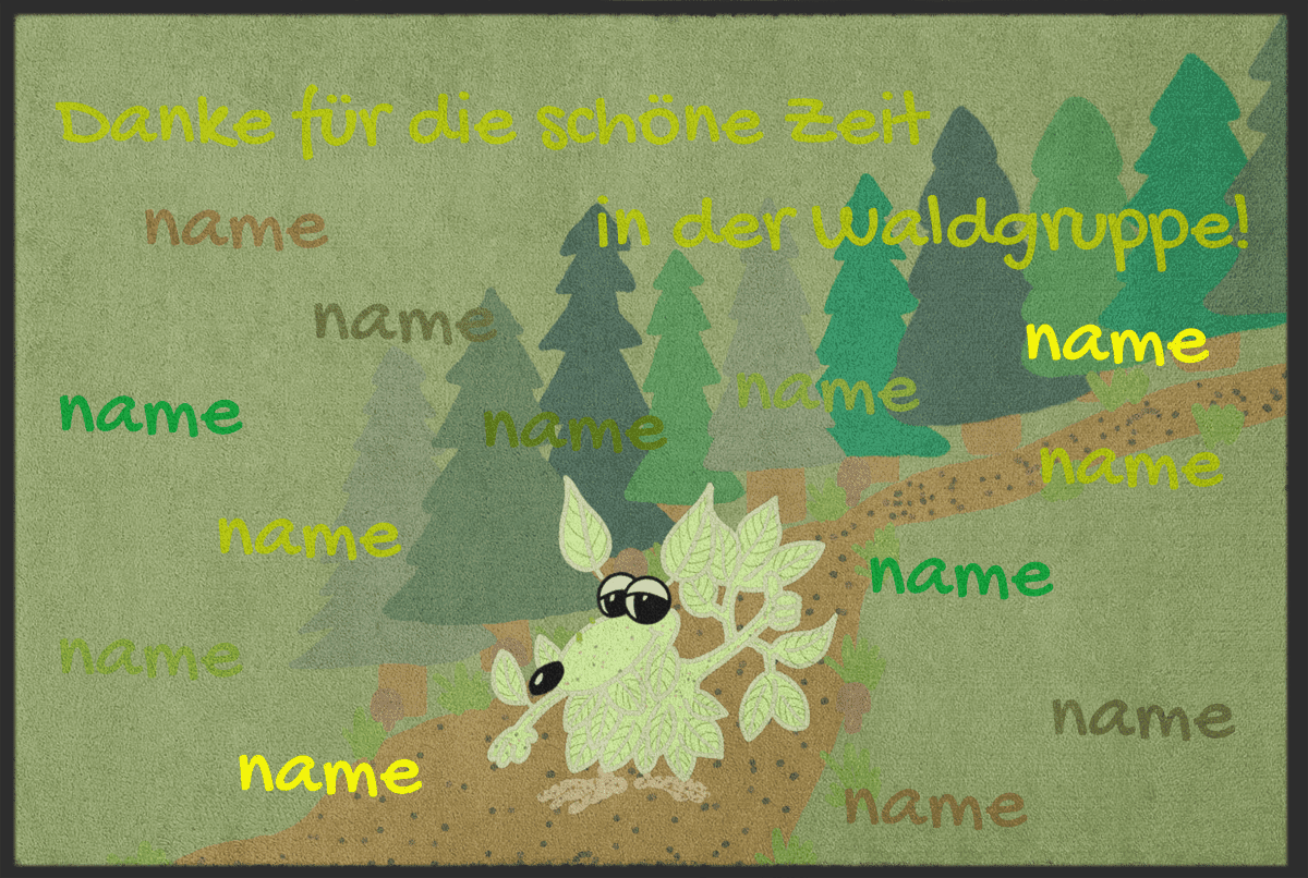 Abschiedsgeschenk Fussmatte 10241