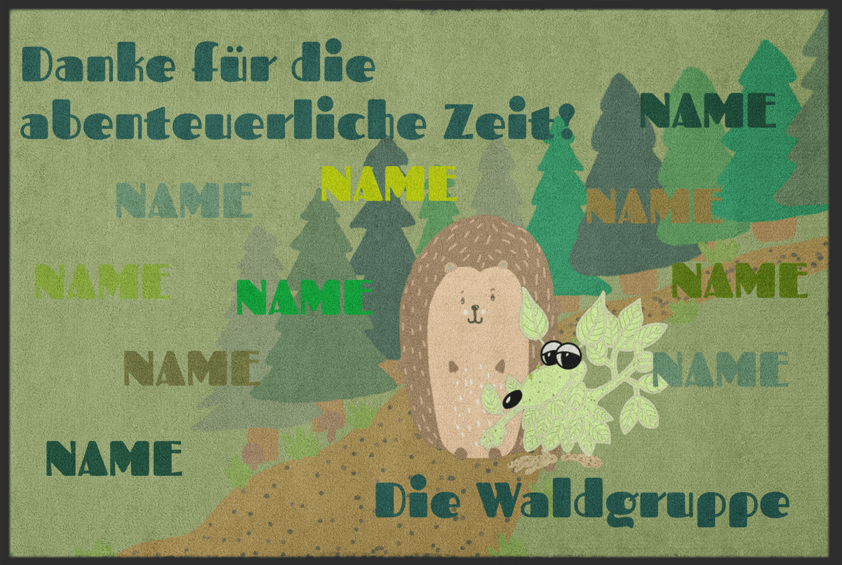 Abschiedsgeschenk Fussmatte 10253