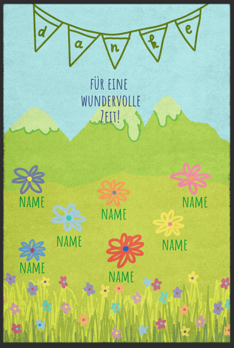 Abschiedsgeschenk Fussmatte 6042