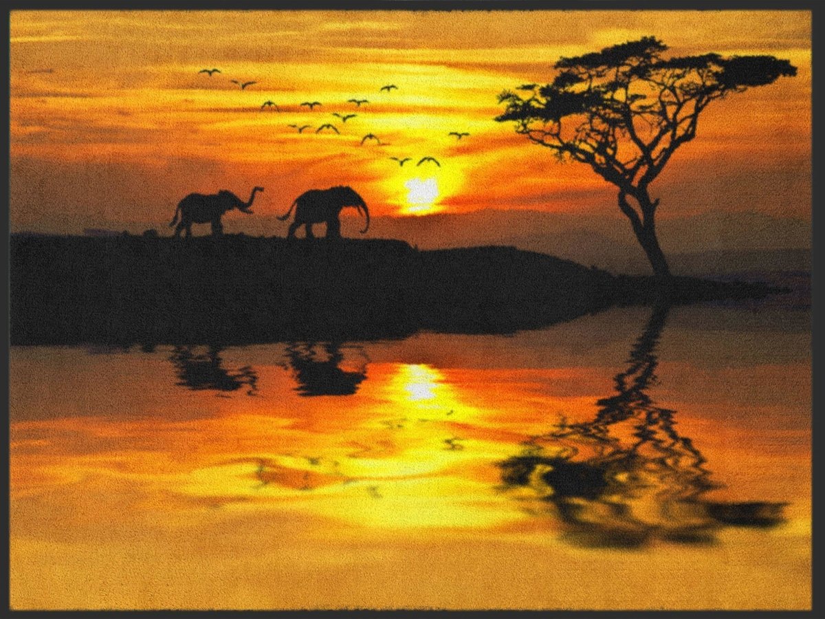 Fussmatte Afrika 4902
