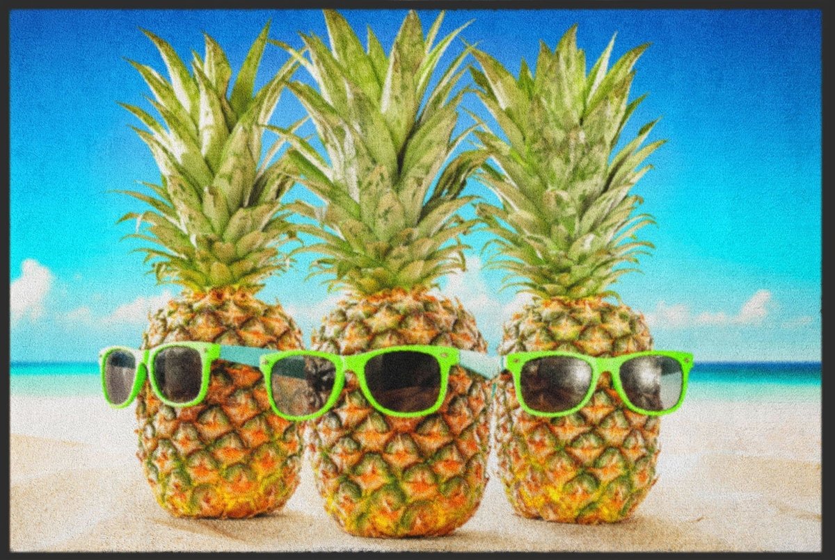 Fussmatte Ananas 6357