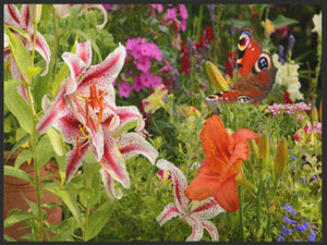 Bild in Slideshow öffnen, Fussmatte Blume 4984 - Fussmatte Individuell
