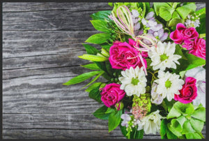 Bild in Slideshow öffnen, Fussmatte Blumen Gesteck 4623 - Fussmatte Individuell
