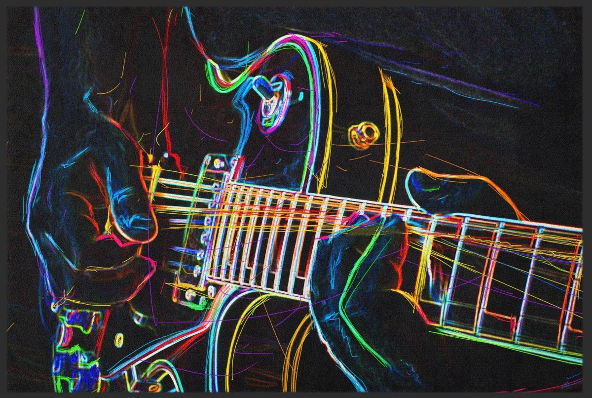 Fussmatte E-Gitarre 10255