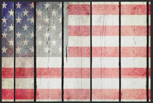Fussmatte Flagge USA 4467 - Fussmatte Individuell