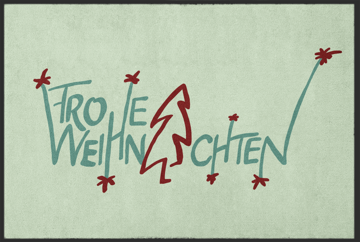 Fussmatte Frohe Weihnachten 10351