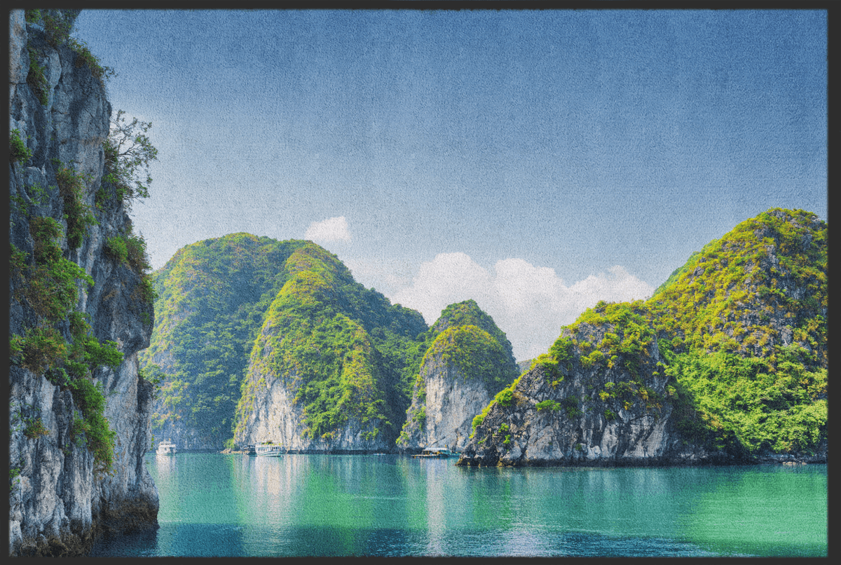 Fussmatte Halong Bucht Vietnam 10359