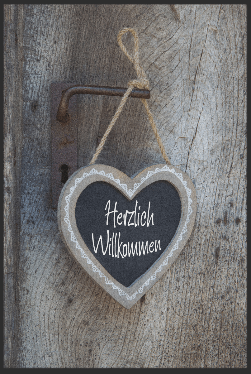 Fussmatte Herzlich Willkommen 10024