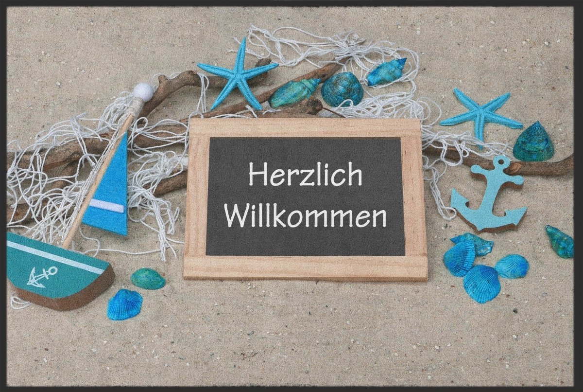 Fussmatte Herzlich Willkommen 10288