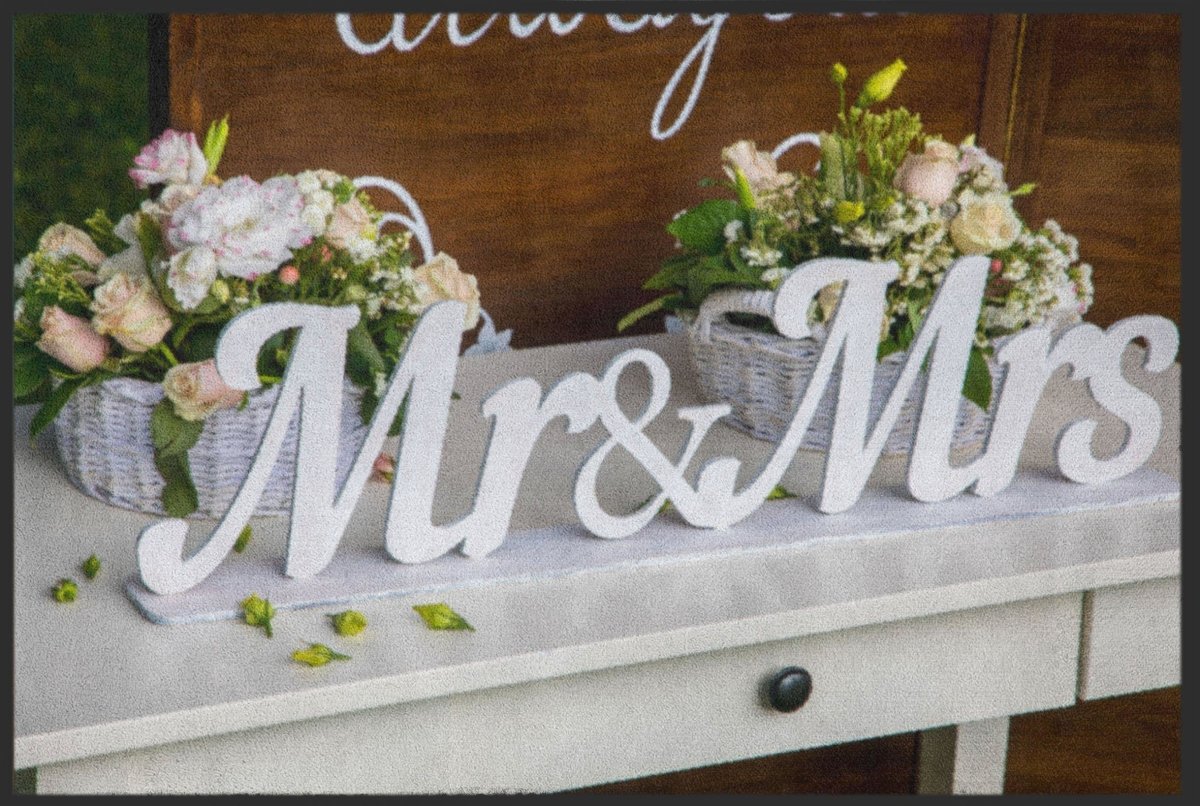 Fussmatte Hochzeit 4249