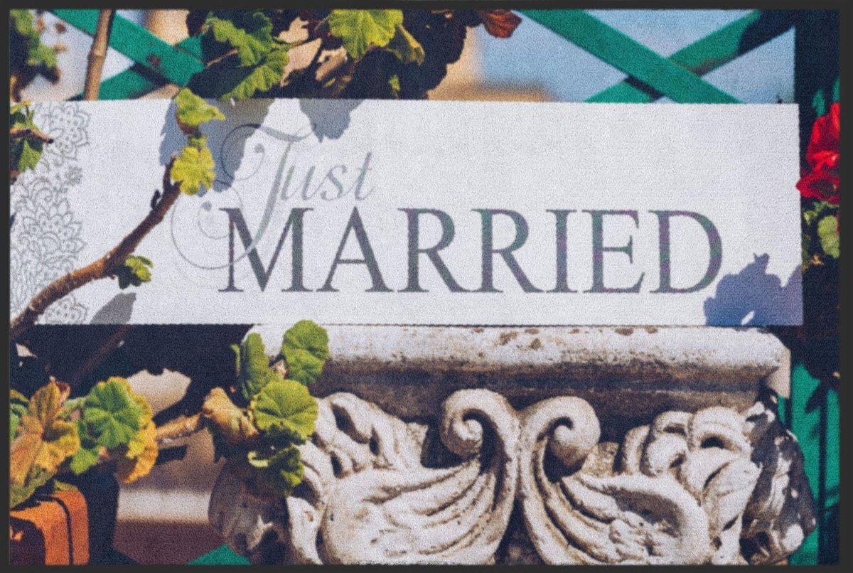 Fussmatte Hochzeit 4295