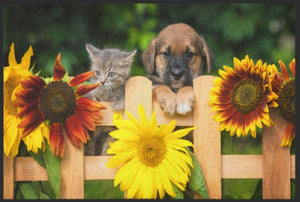 Bild in Slideshow öffnen, Fussmatte Hund und Katze 4534 - Fussmatte Individuell
