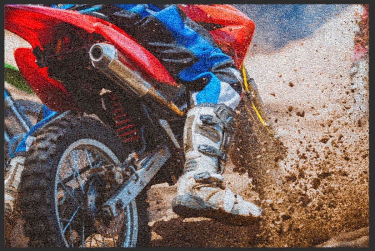 Fussmatte Motocross 6092