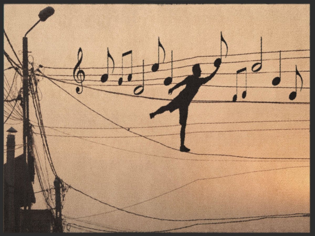 Fussmatte Musik 4933