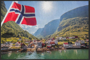 Bild in Slideshow öffnen, Fussmatte Norwegen 4487 - Fussmatte Individuell
