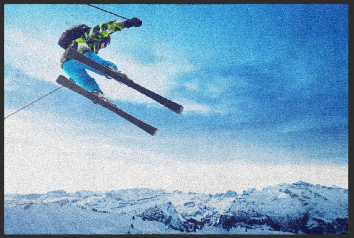 Fussmatte Ski 6077