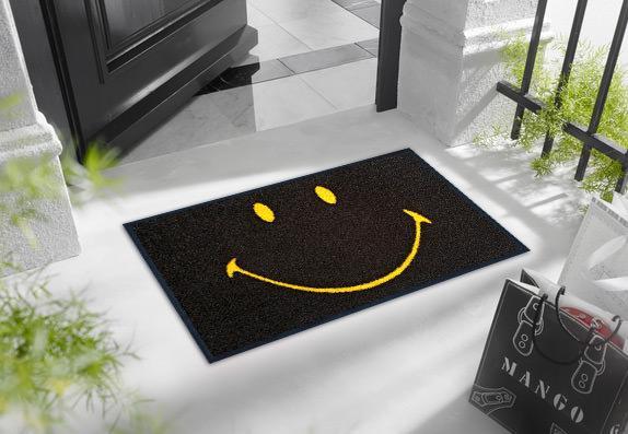 Fussmatte Smiley Face postiv