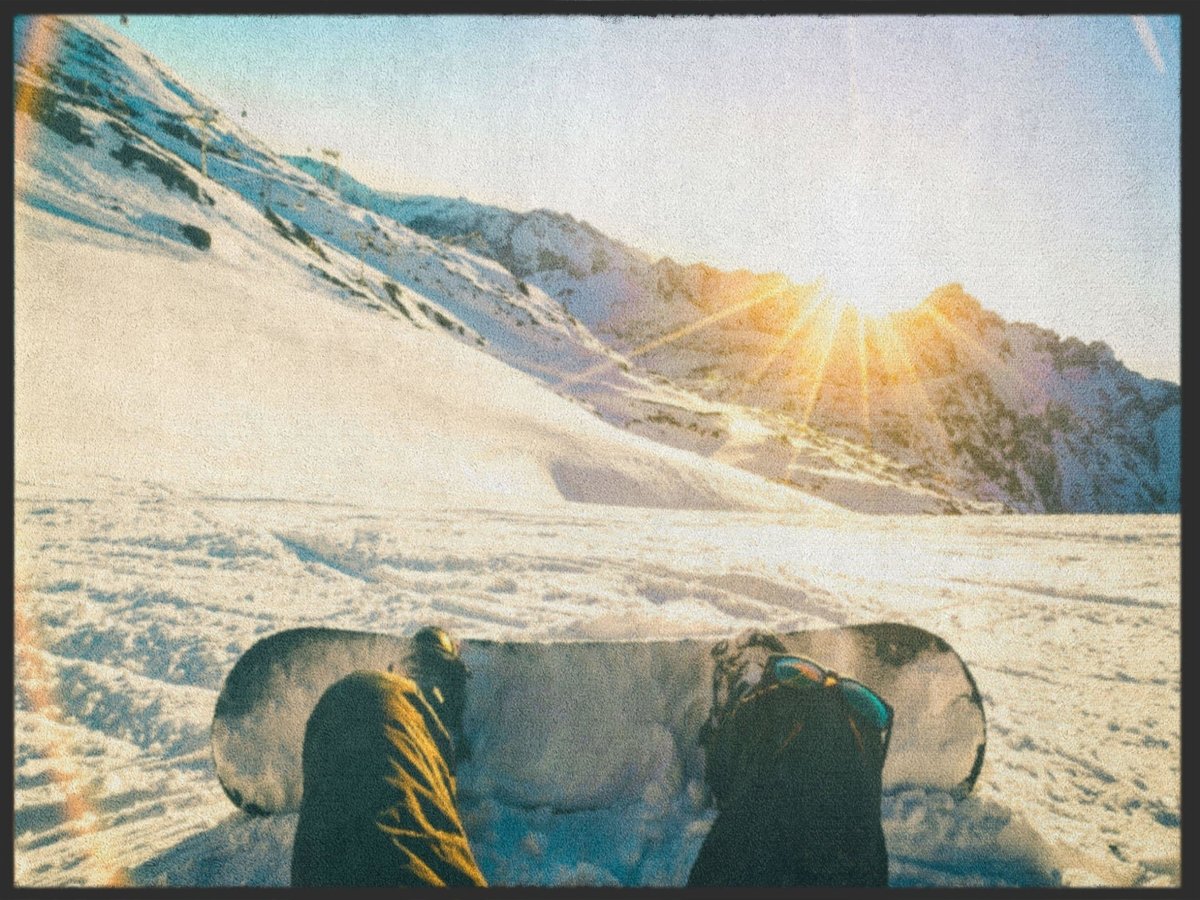 Fussmatte Snowboard 4968