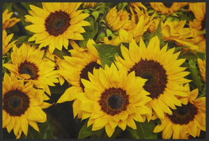 Bild in Slideshow öffnen, Fussmatte Sonnenblumen 4221 - Fussmatte Individuell
