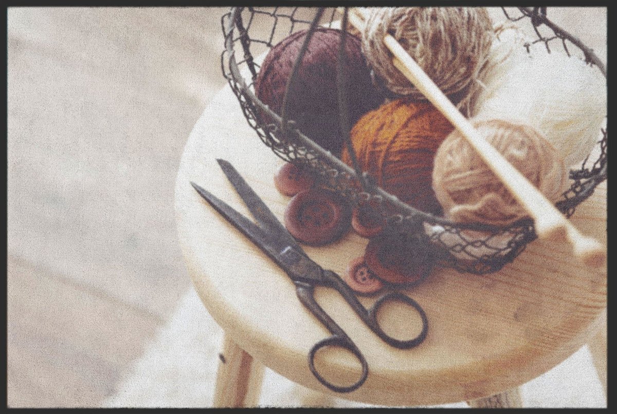 Fussmatte Stricken 6123