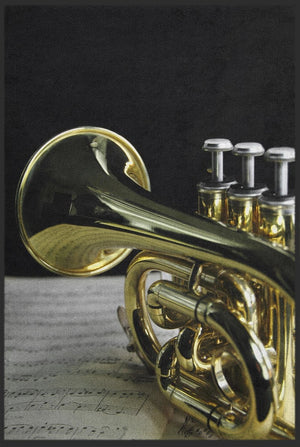 Bild in Slideshow öffnen, Fussmatte Trompete 10291 - Fussmatte Individuell
