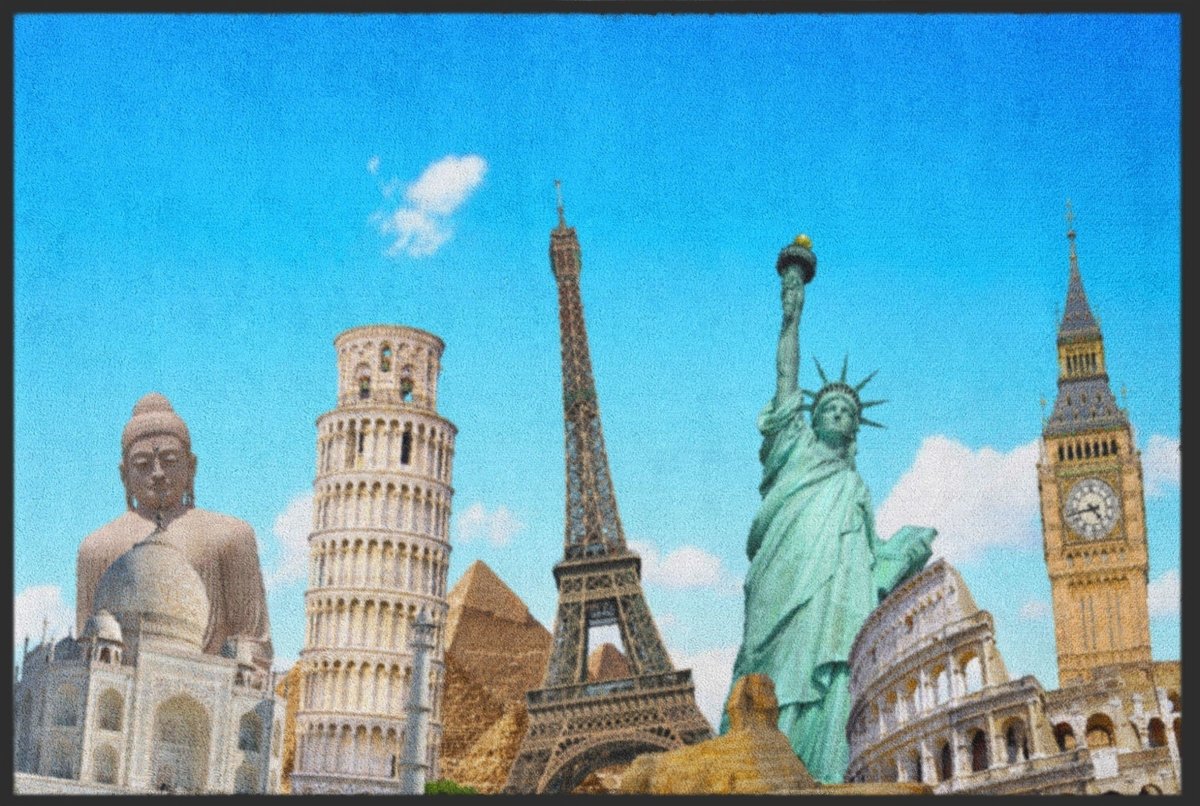 Fussmatte Wahrzeichen Städte 4093