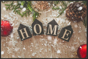 Fussmatte Weihnachten Home 4310 - Fussmatte Individuell