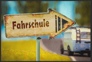 Bild in Slideshow öffnen, Fussmatte Welcome Fahrschule 5097 - Fussmatte Individuell
